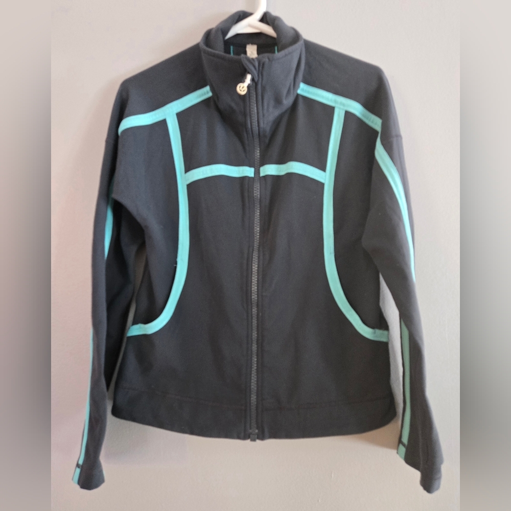 Lululemon Mynah Jacket‎ Grey Teal Size 6